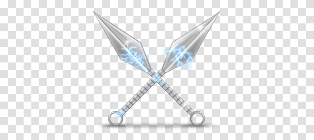 Lightning Kunai Image Kunai, Weapon, Weaponry, Sword, Blade Transparent Png