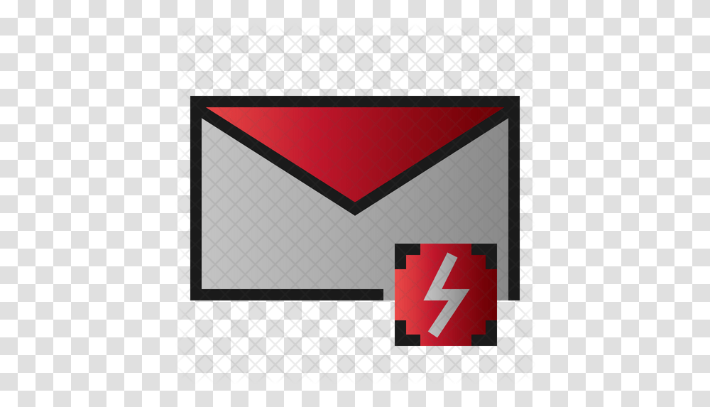 Lightning Mail Icon Graphic Design, Envelope, Flag, Symbol Transparent Png