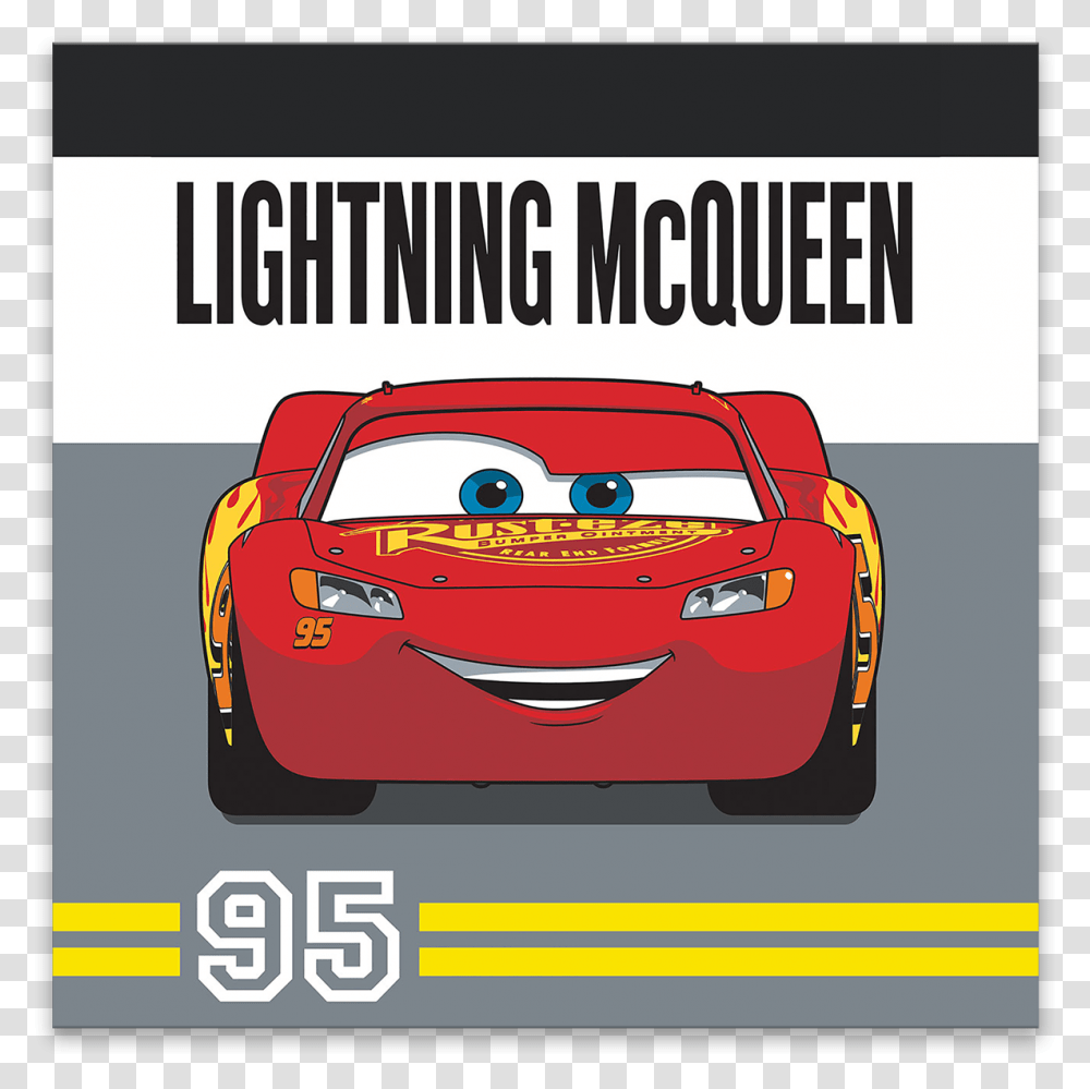 Lightning Mcqueen 95 Rayo Mcqueen, Car, Vehicle, Transportation, Poster Transparent Png