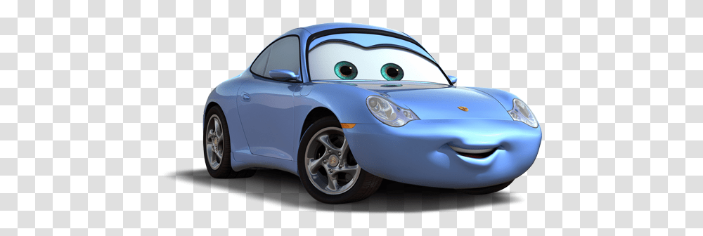 Lightning Mcqueen And Friends 6 Cars Sally, Vehicle, Transportation, Automobile, Tire Transparent Png