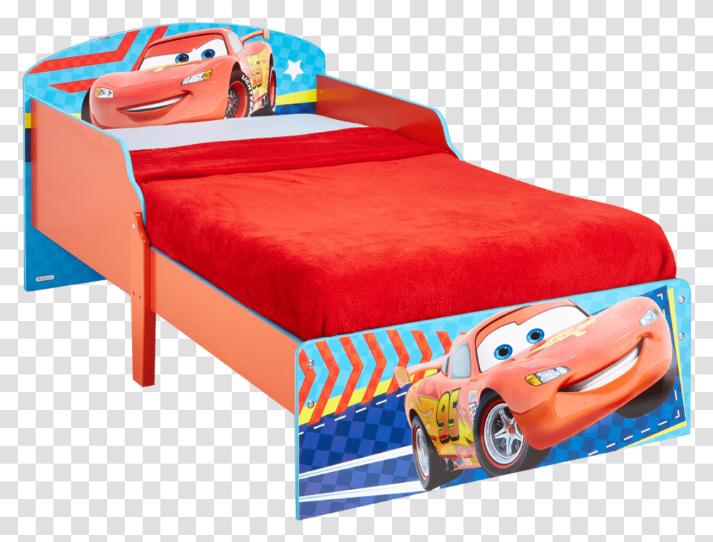 Lightning Mcqueen Bed, Furniture, Car, Vehicle, Transportation Transparent Png