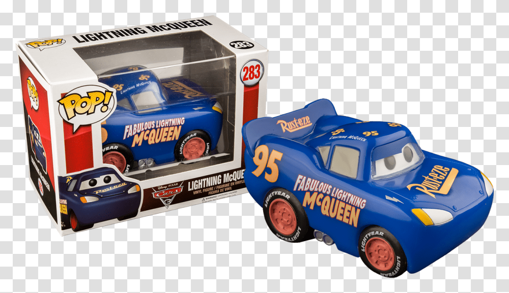 Lightning Mcqueen Blue Us Exclusive Pop Vinyl Figure, Tire, Race Car, Sports Car, Vehicle Transparent Png