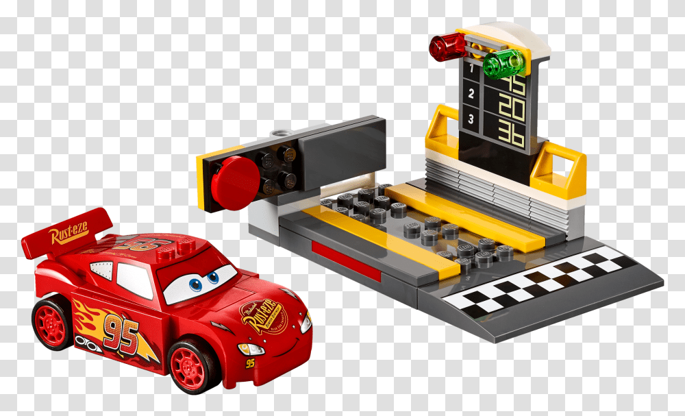 Lightning Mcqueen Lego Juniors, Machine, Toy, Wheel, Tire Transparent Png