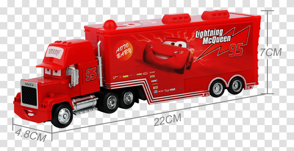 Lightning Mcqueen Lightning Mcqueen Truck, Vehicle, Transportation, Fire Truck, Wheel Transparent Png