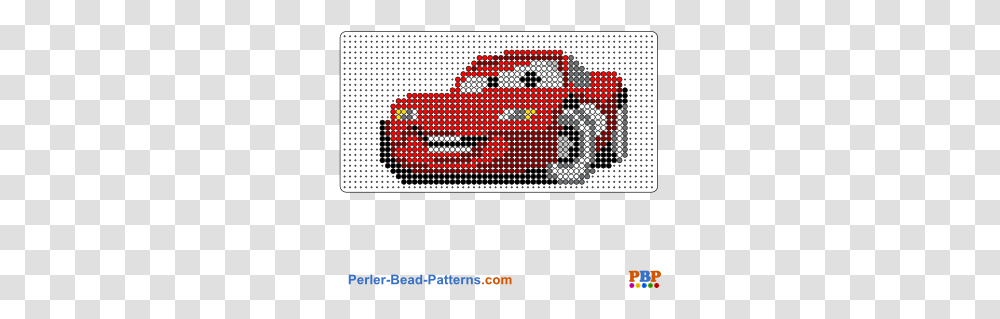 Lightning Mcqueen Perler Bead Pattern And Designs Science Museum, Text, Number, Symbol, Weapon Transparent Png