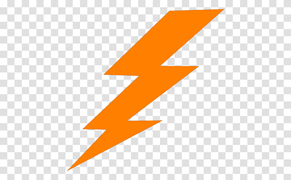 Lightning Orange Lightning Bolt Clipart Full Size Lightning Bolt Vector, Symbol, Logo, Text, Axe Transparent Png