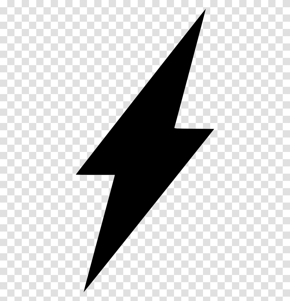 Lightning Ray Icon, Triangle, Star Symbol Transparent Png