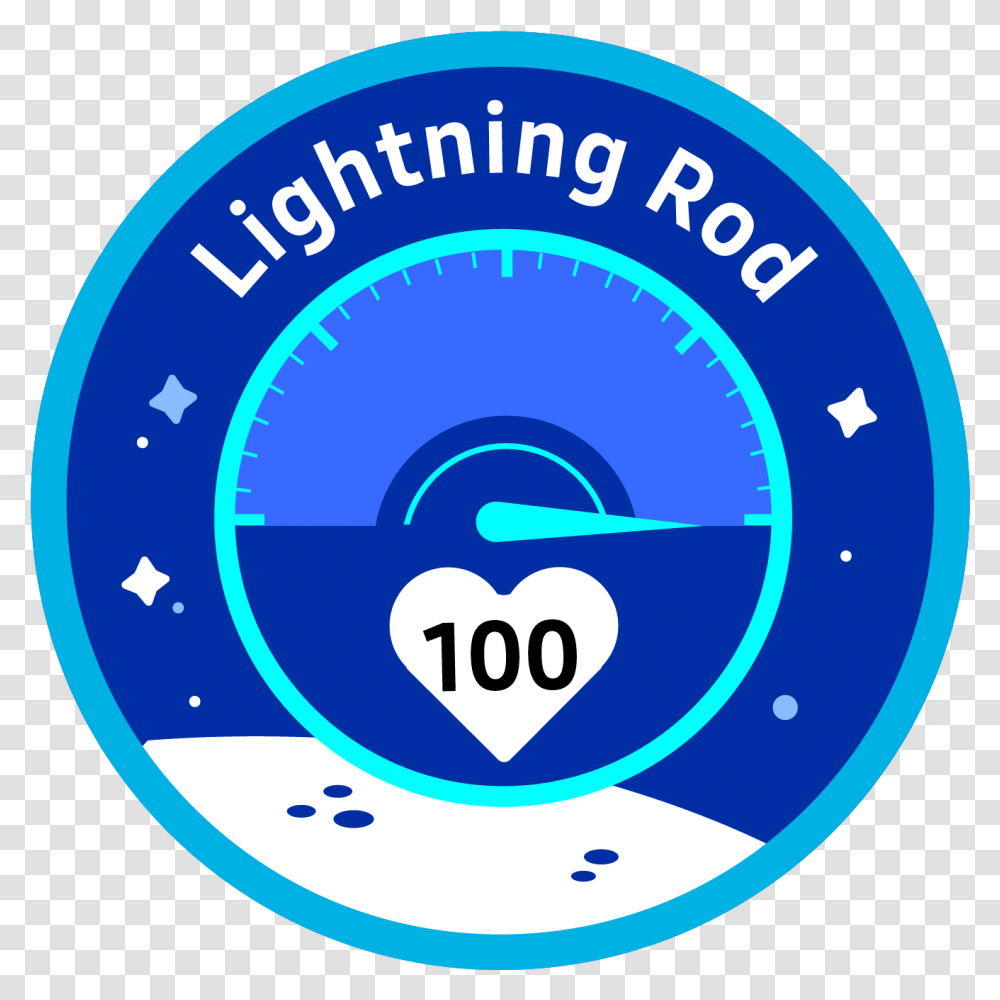 Lightning Rod Circle, Logo, Label Transparent Png