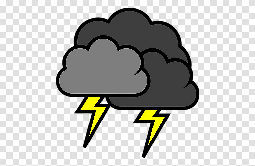 Lightning Stormy Weather Storms Clouds Blackclouds Free, Hand, Alphabet Transparent Png