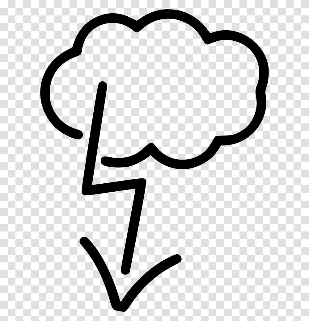 Lightning Strike Icon Free Download, Stencil, Number Transparent Png