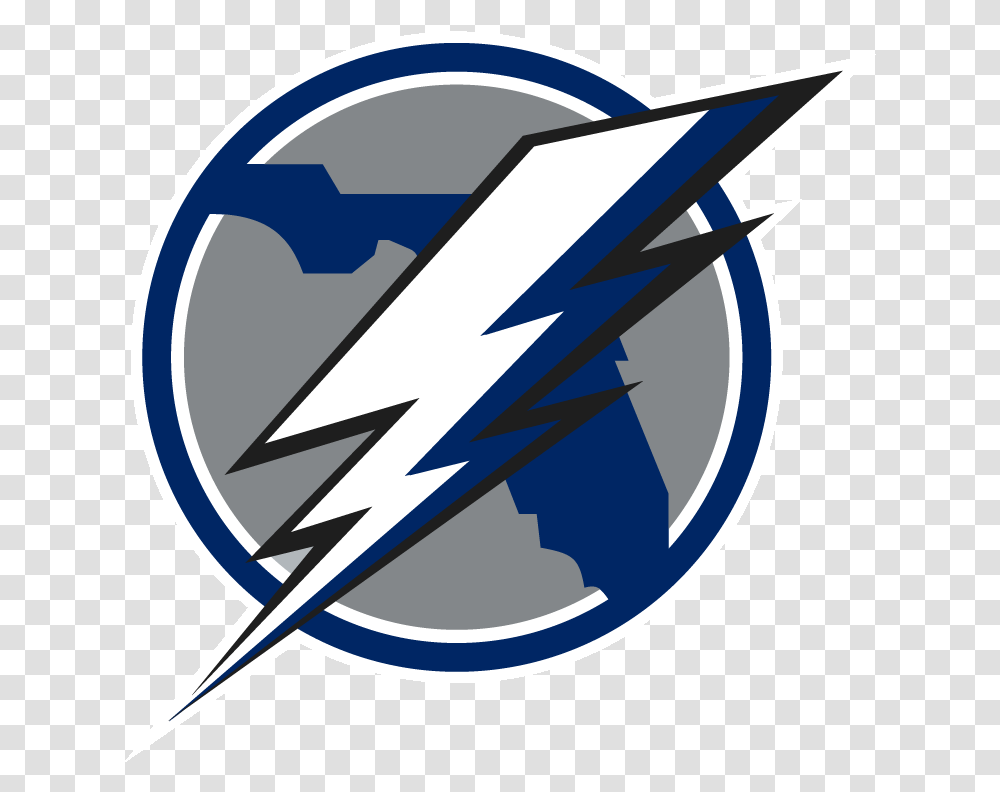 Lightning Strike Logo Tampa Bay Lightning Logo, Symbol, Trademark, Emblem Transparent Png