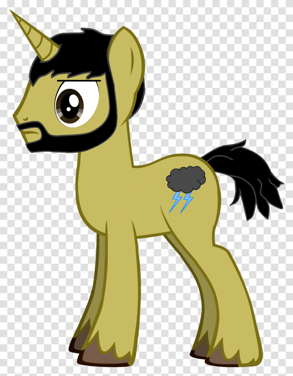 Lightning Strike Pony My Little Pony With A Beard, Animal, Mammal Transparent Png