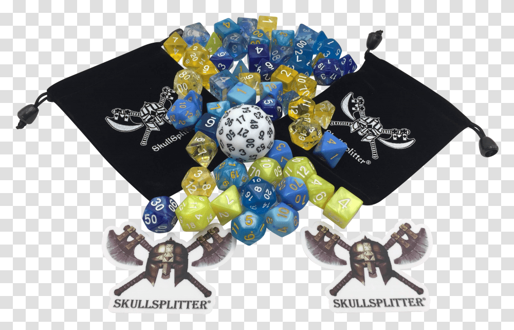 Lightning Themed Polyhedral Rpg Dice For Storm Sorcerers Rose, Game, Jigsaw Puzzle Transparent Png