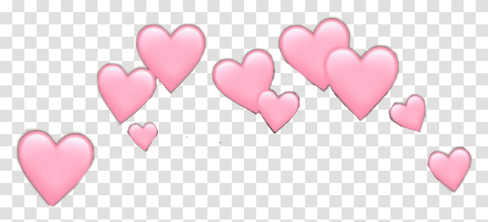 Lightpinkaesthetic Hearts Sticker Heart Crown Transparent Png