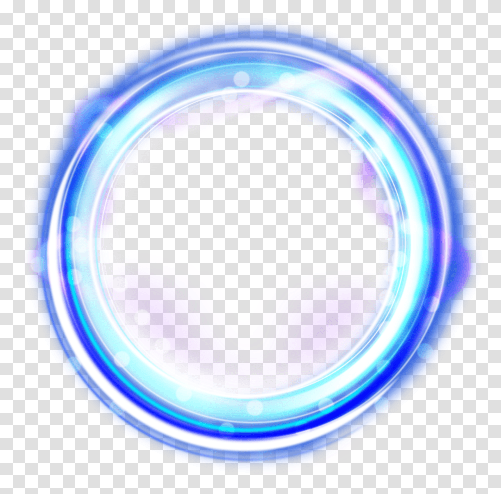 Lights Blue Circle Frame, Purple, Lighting, Sphere, Electronics Transparent Png