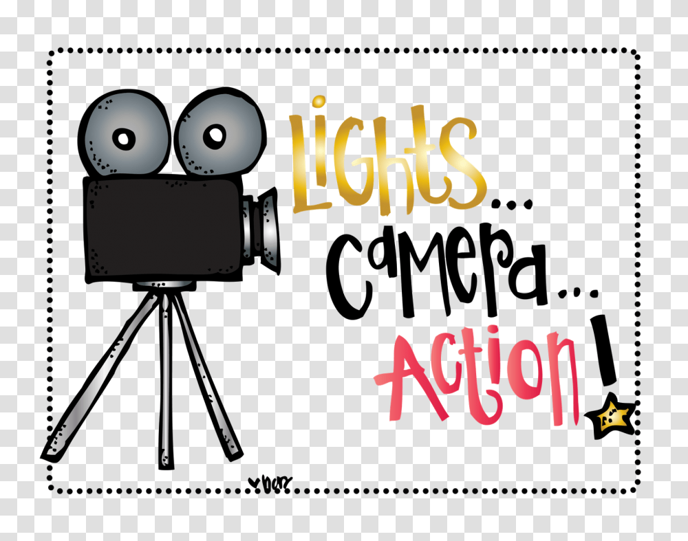 Lights Camera Action Clip Art, Tripod, Telescope Transparent Png