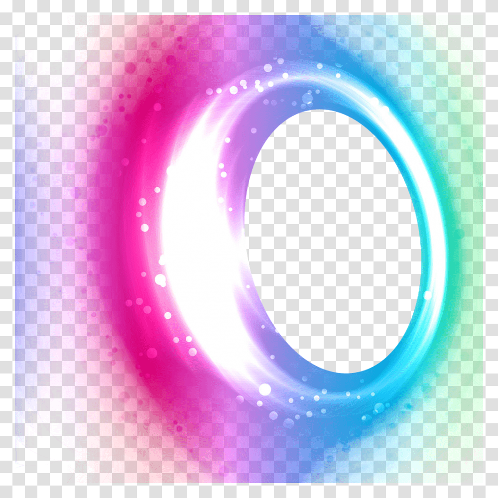 Lights Circle Effect Glow Glitter Ftestickers Backgroun, Lighting, Purple Transparent Png