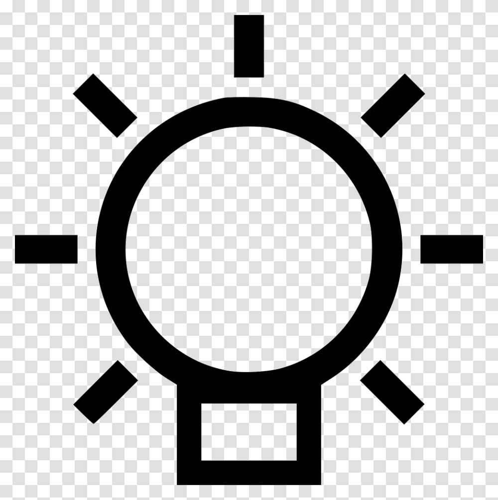 Lights Reach Goal Icon, Stencil, Silhouette Transparent Png