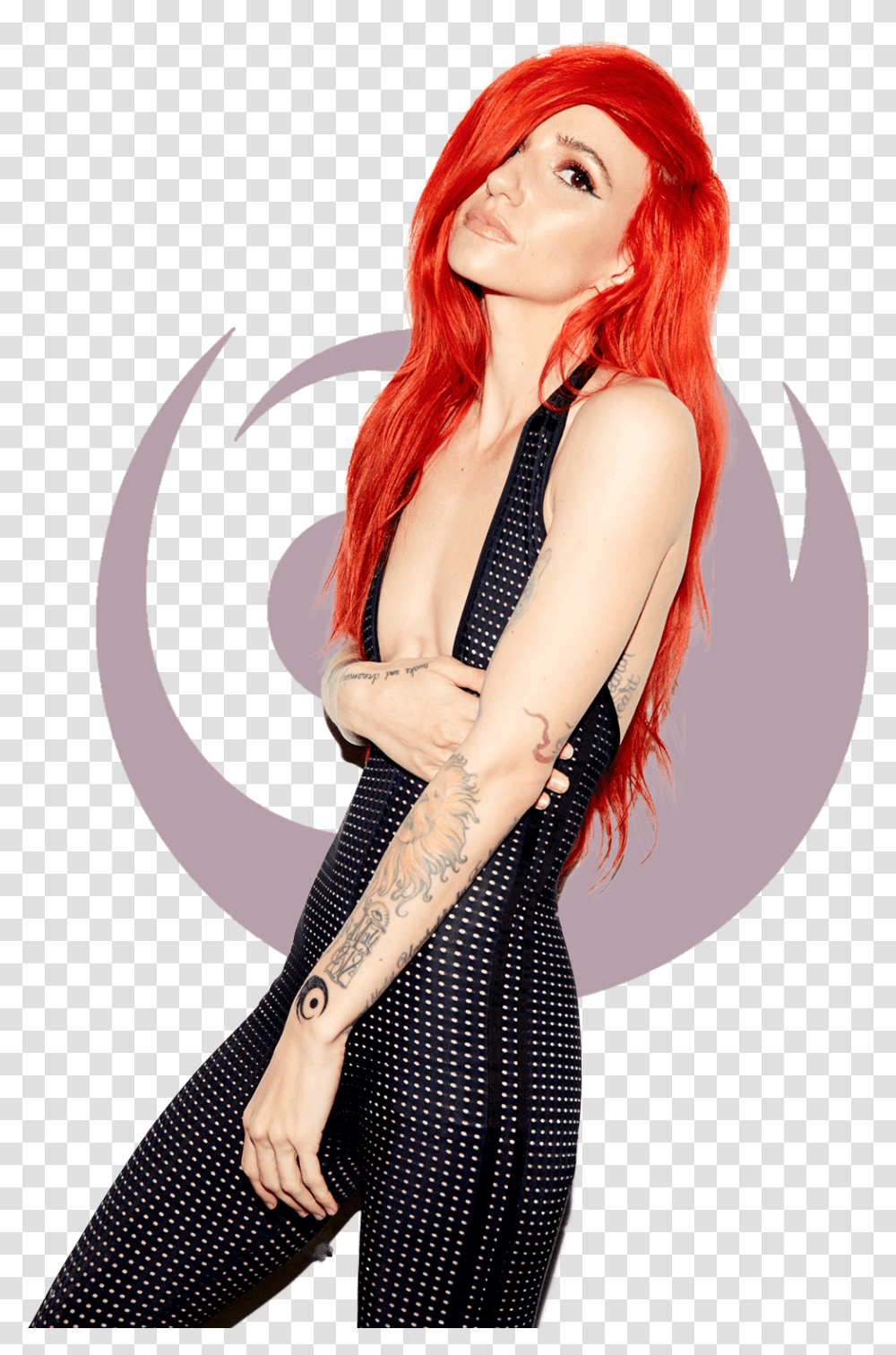 Lights Singer Red Hair, Costume, Person, Human, Skin Transparent Png
