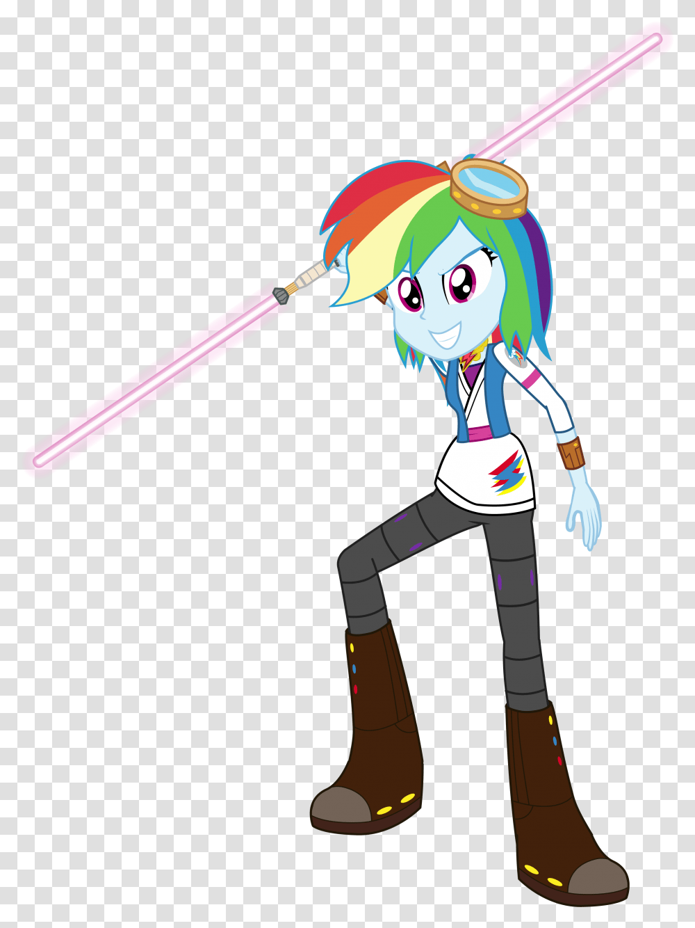 Lightsaber Clipart Dual Mlp Equestria Girls Star Wars, Person, People, Doodle Transparent Png