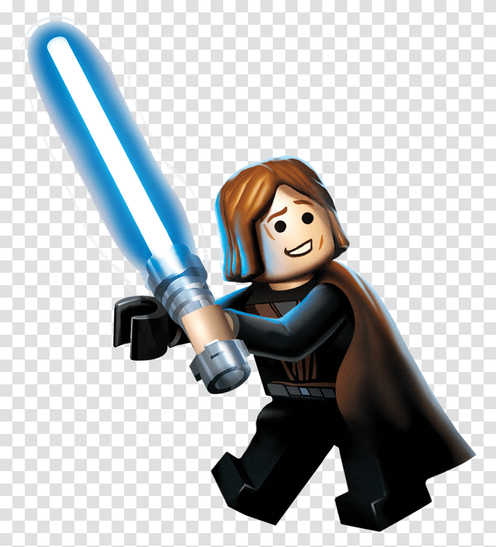 Lightsaber Clipart Lightsaber Darth Vader Lego Star Wars 1 Anakin, Toy, Person, Human, People Transparent Png