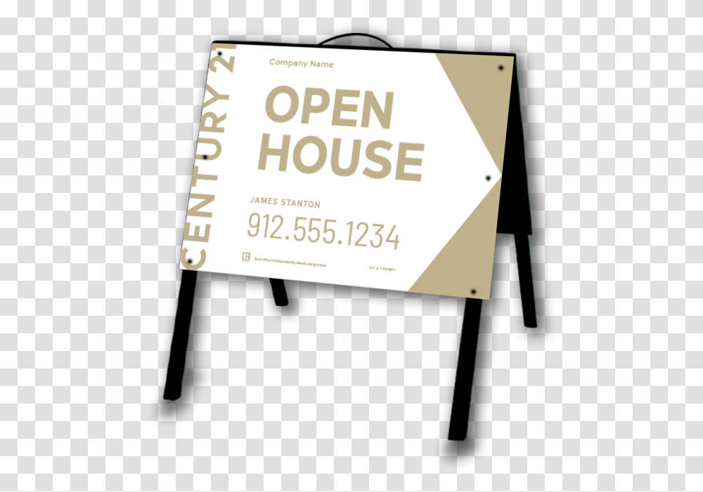 Lightweight Century 21 Tent Sign Century 21 Open House Sign, White Board, Canvas, Fence Transparent Png