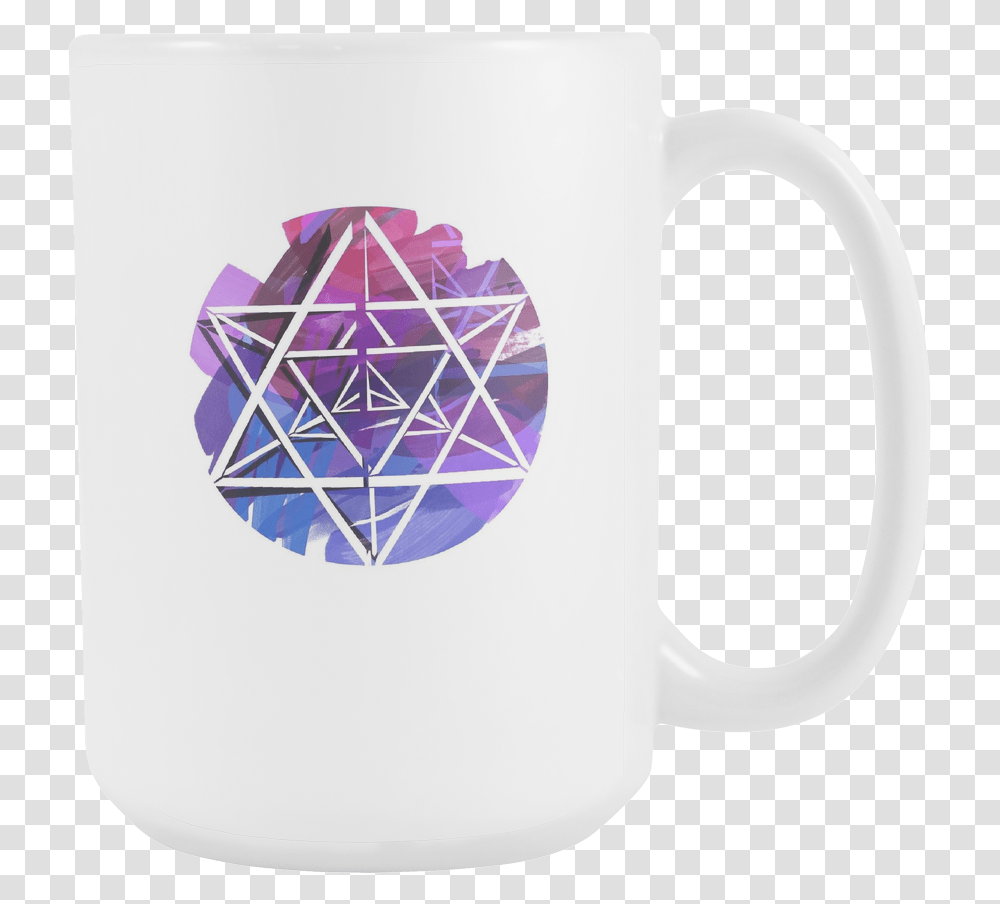 Lightworker Merkaba Sacred Geometry Abstract White Davidstern Gold, Coffee Cup, Lamp, Porcelain Transparent Png