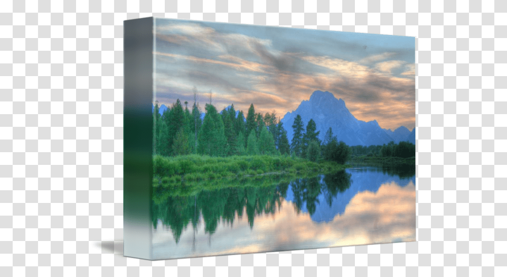 Like A Bob Ross Painting By Chase Davis Picture Frame, Nature, Outdoors, Water, Panoramic Transparent Png