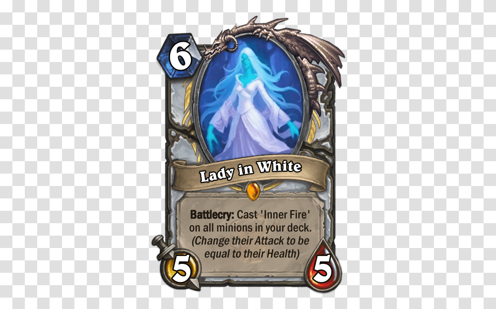 Like A Good Lady In White Hearthstone, Sweets, World Of Warcraft, Book, Statue Transparent Png