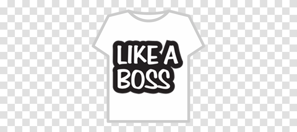 Like Abosspngimage Roblox Vanossgaming, Clothing, Apparel, Text, T-Shirt Transparent Png