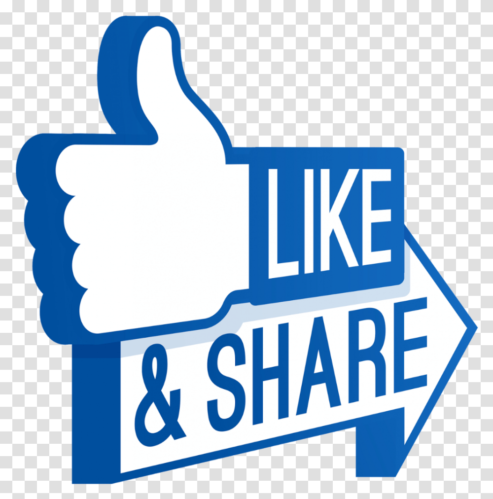 Like And Share Icon, Hand, Word, Thumbs Up Transparent Png