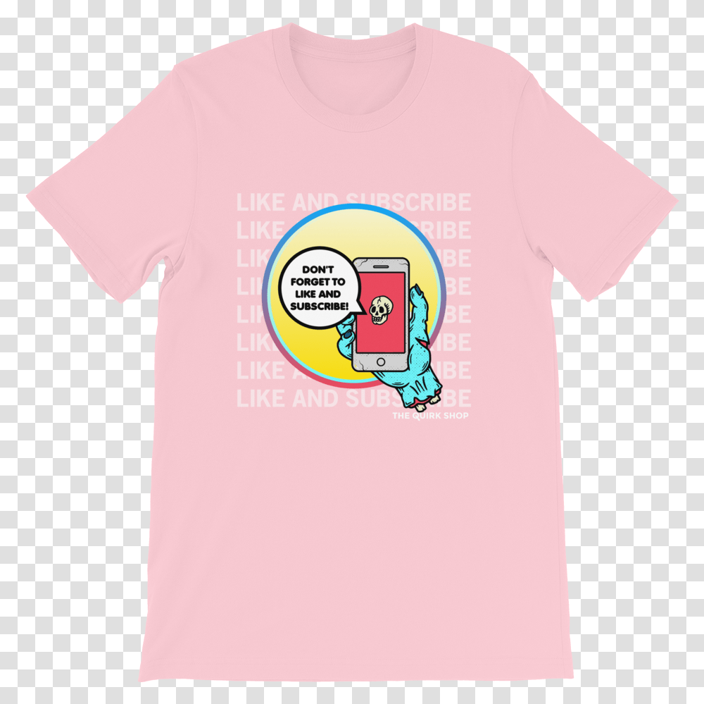 Like And Subscribe T Shirt Sundae, Clothing, Apparel, T-Shirt, Logo Transparent Png