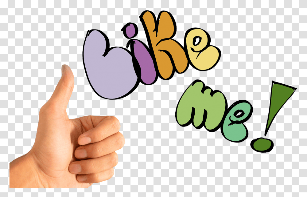 Like Font Thumb Mag Mich Lsst Ein Like Da, Person, Human, Thumbs Up, Finger Transparent Png
