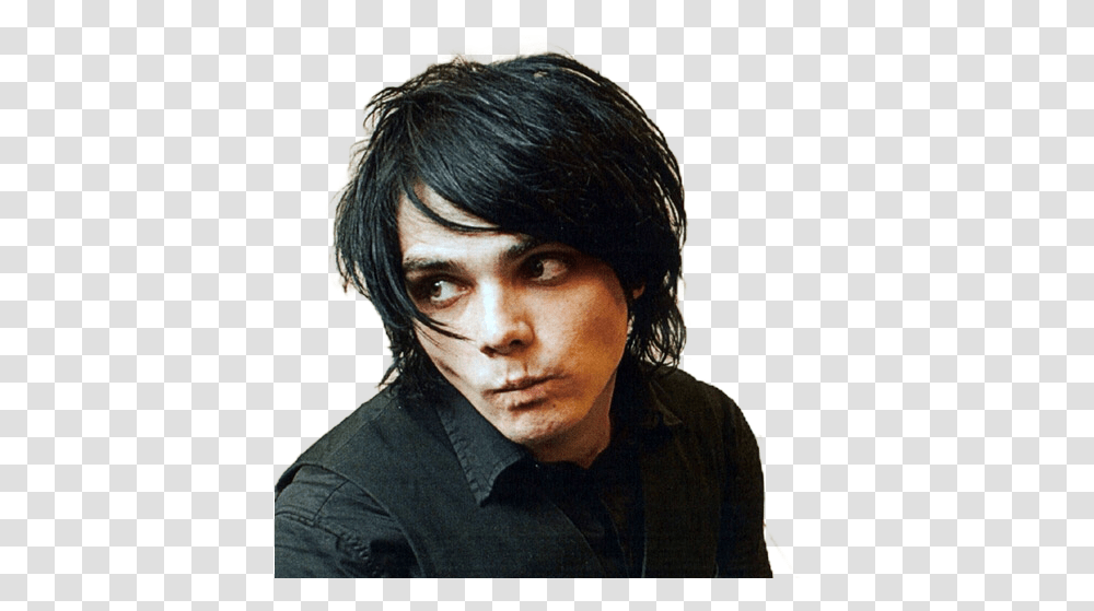 Like Gera Gerard Way Icon, Face, Person, Hair, Head Transparent Png