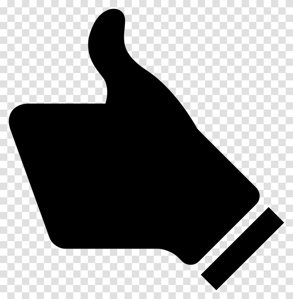 Like Hand Symbol Like Hand Icon, Silhouette, Stencil, Shovel Transparent Png