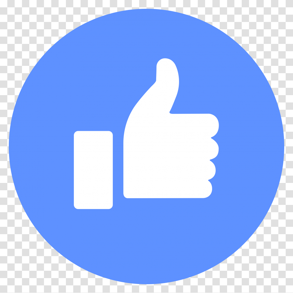 Like Images Free Download Facebook Messenger Round Icon, Hand, Fist, Finger Transparent Png