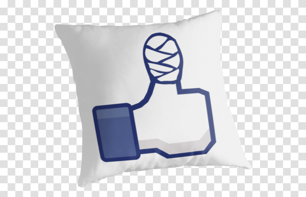 Like It Facebook Thumbs Up Thumbs Up Bandage, Pillow, Cushion, Diaper Transparent Png