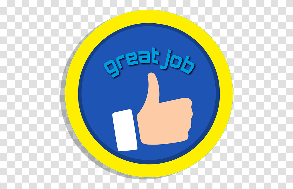Like Motivation Click Clipart Sticker Great Job Keep It Up, Label, Logo Transparent Png