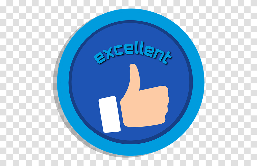 Like Motivation Word Excellent Blue Icon Clipart Excellent Clipart, Label, First Aid, Logo Transparent Png