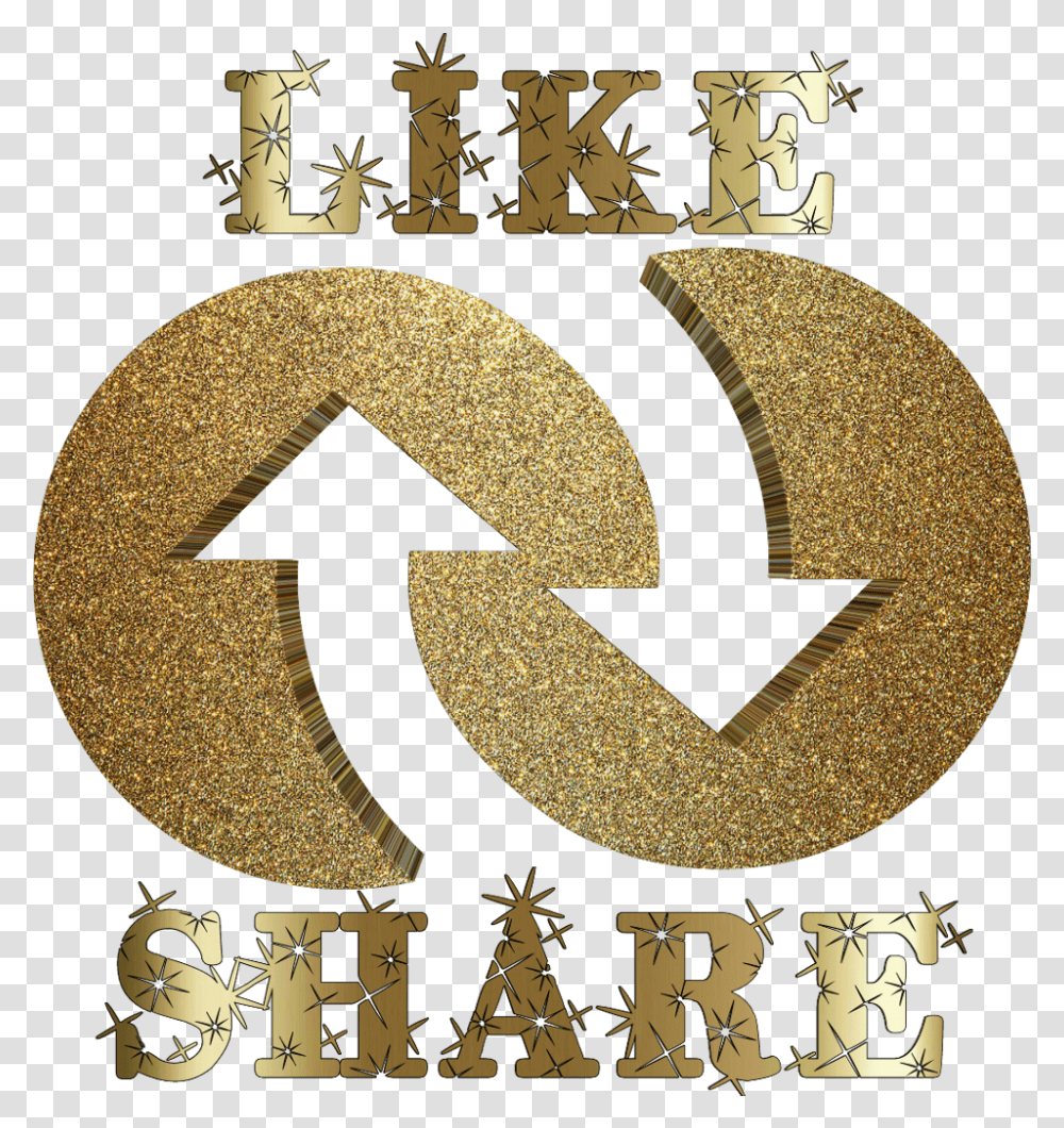 Like Share Youtube Gold Golden Ouro Dourado Poster Alphabet Rug Transparent Png Pngset Com