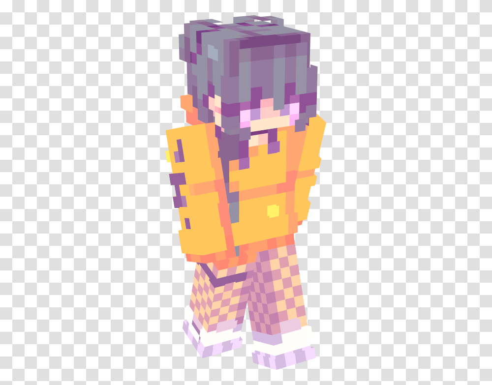 Like These Minecraft Skins You Can Learn How To Change Minecraft Skin Female Anime, Food, Paper Transparent Png