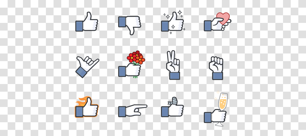 Likes Facebook Stickers Make Sticker For Facebook, Alphabet Transparent Png