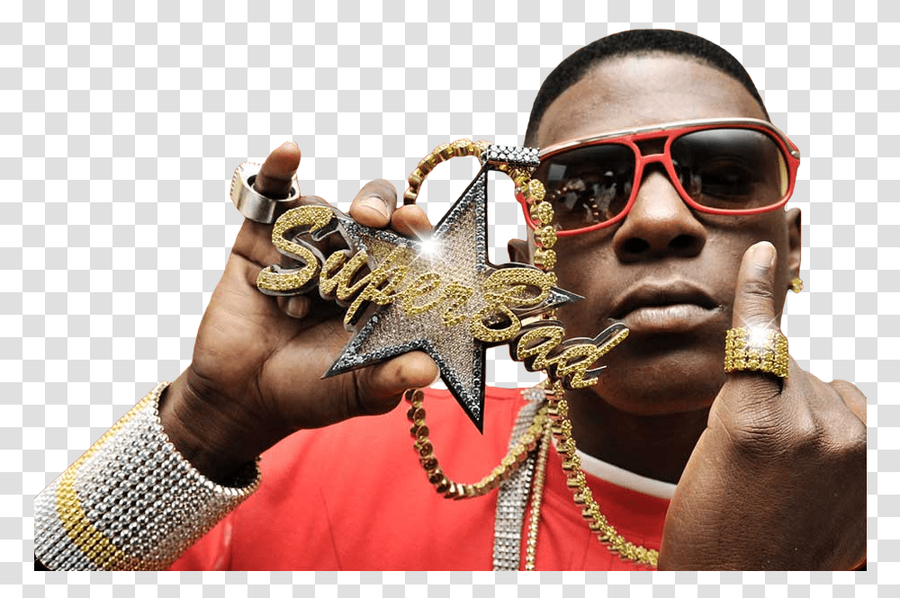 Lil Boosie Superbad Chain, Sunglasses, Accessories, Person, Face Transparent Png