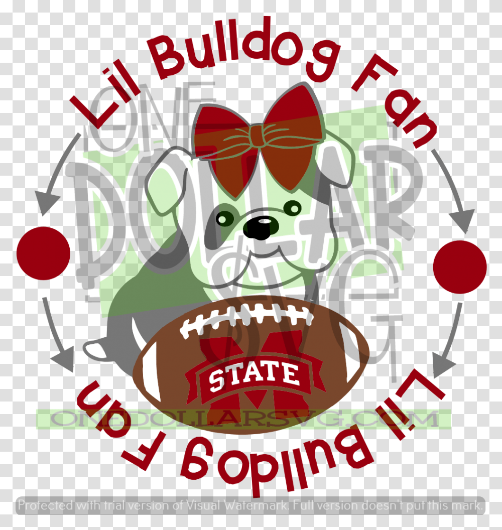 Lil Bulldog Fan Mississippi State Mississippi State University Clipart, Poster, Advertisement, Flyer, Paper Transparent Png
