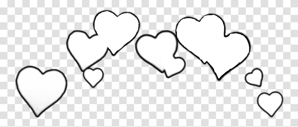 Lil Crappy But Yeah White Heart Crown, Footprint, Stencil, Silhouette, Mustache Transparent Png