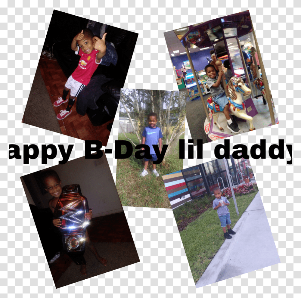 Lil Daddy 4th Birthday Happy B Day Lil Daddy Collage, Poster, Advertisement, Person, Human Transparent Png