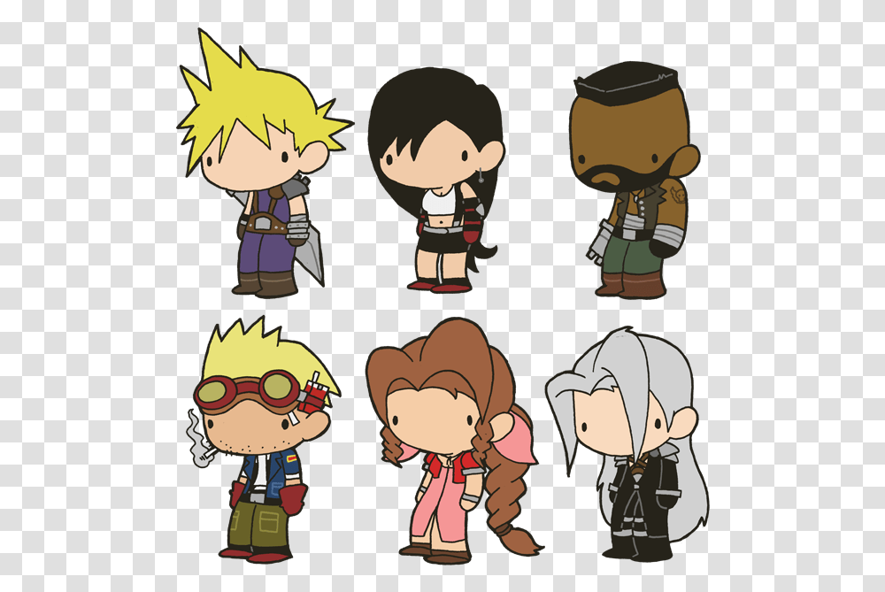 Lil Final Fantasy, Comics, Book, Manga, Crowd Transparent Png