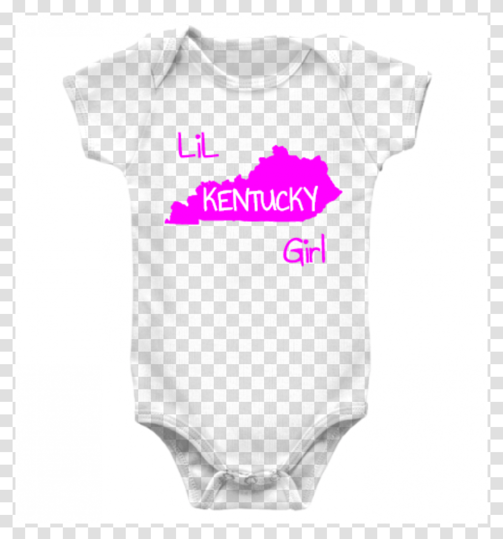 Lil Kentucky Girl Baby Creeper White Rabbit Skins Infant Active Shirt, Apparel, T-Shirt, Sleeve Transparent Png