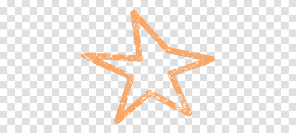 Lil Monster Orange Star Outline Stamp Graphic By Sheila Reid Illustration, Cross, Symbol, Star Symbol Transparent Png