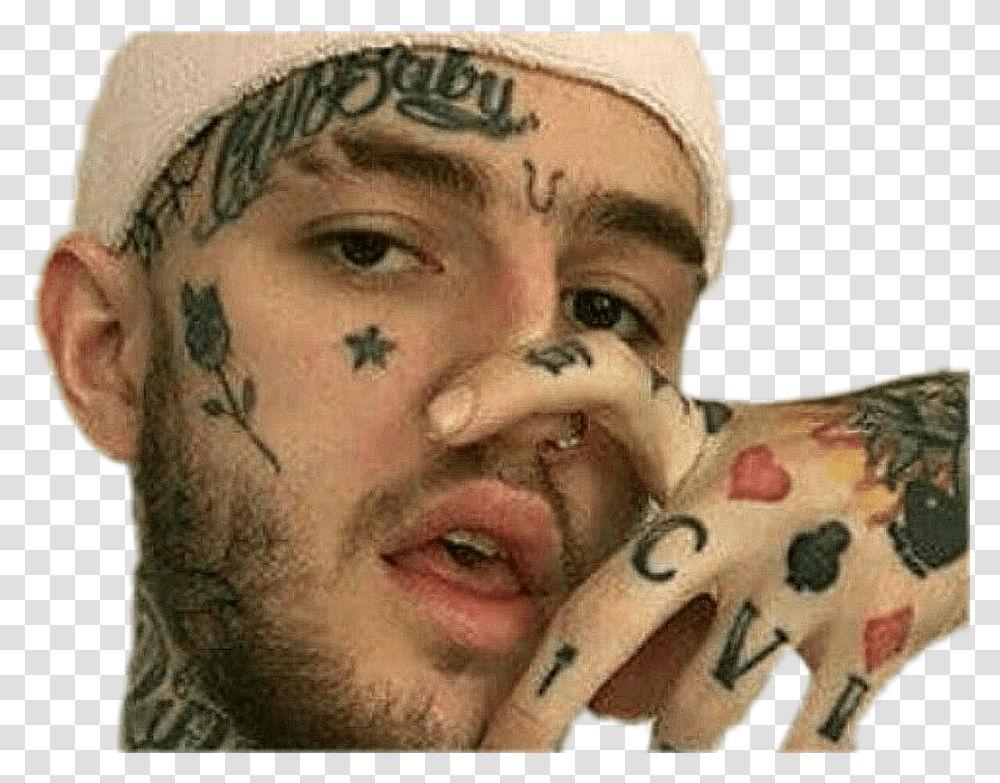 Lil Peep Ce Gnie Https Lil Peep Told Ya, Skin, Face, Person, Human Transparent Png